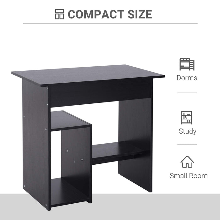 HOMCOM Computer Desk Black 450 x 735 mm