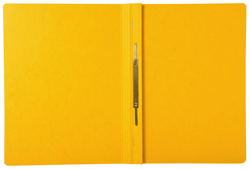 Exacompta Iderama Flat Bar Folder 380804B Glossy coated card 24 (W) x 32 (H) cm Yellow 2 Packs of 5