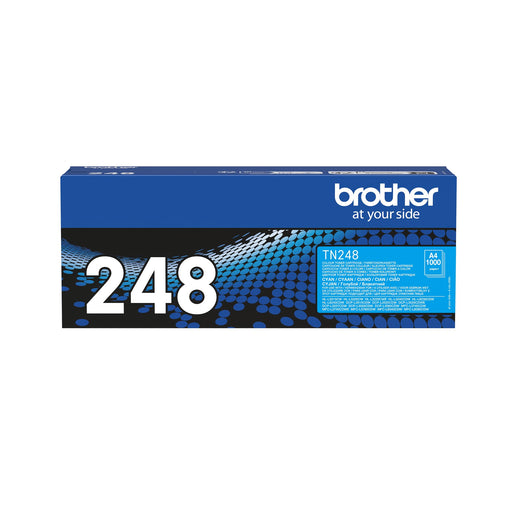 Brother TN-248C - Cyan - original - box - toner cartridge - for P/N: DCPL3520CDWE, DCPL3527CDWZW1, DCPL3555CDWRE1, HLL3220CWRE1, MFCL3740CDWE