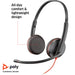 POLY Blackwire 3225 Stereo USB-A Wired Headset