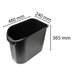 Exacompta Waste Paper Bin Topline 26L 24 x 48 x 36.5 cm Black