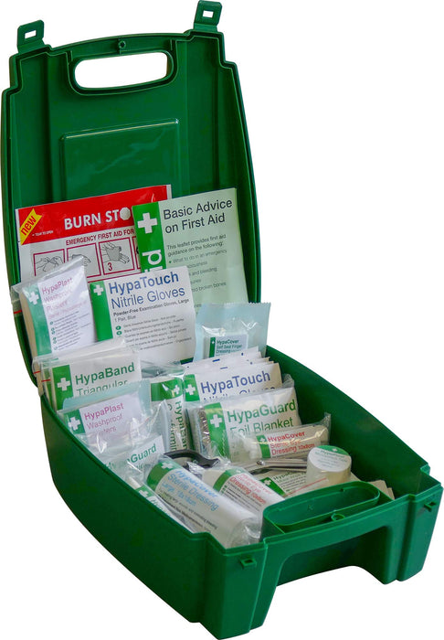 Evolution Series British Standard Compliant Workplace First Aid Kit in Green Evolution Case Small - K3031SM