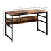 HOMCOM Desk Rustic Brown 600 x 750 mm