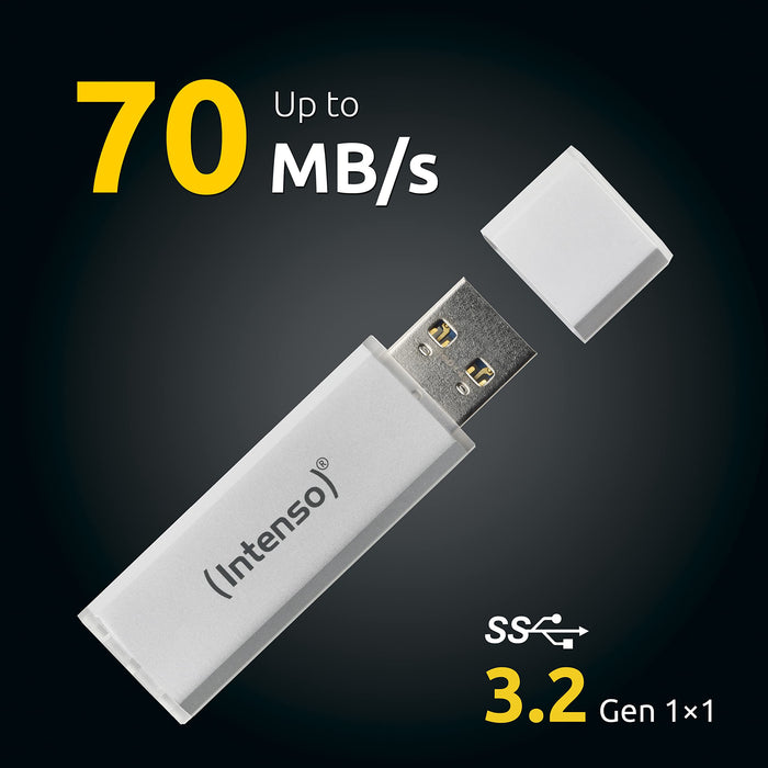 Intenso USB 3.0 Flash Drive Ultra Line 128 GB Silver