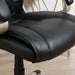 HOMCOM Office Chair Cream PU Leather 5550-3301