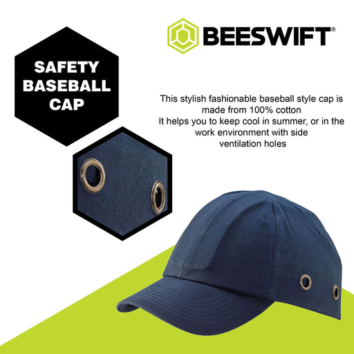 BBrand Safety Baseball Cap Cotton One Size Navy Blue