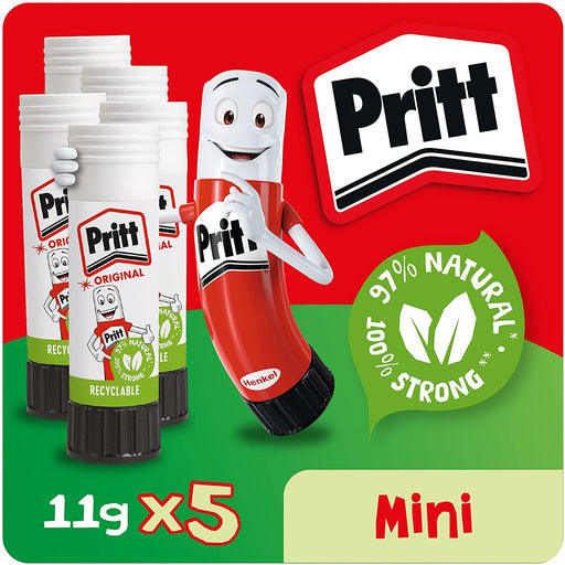 Pritt Glue Stick Stationery 11 g White 1483489 Pack of 5