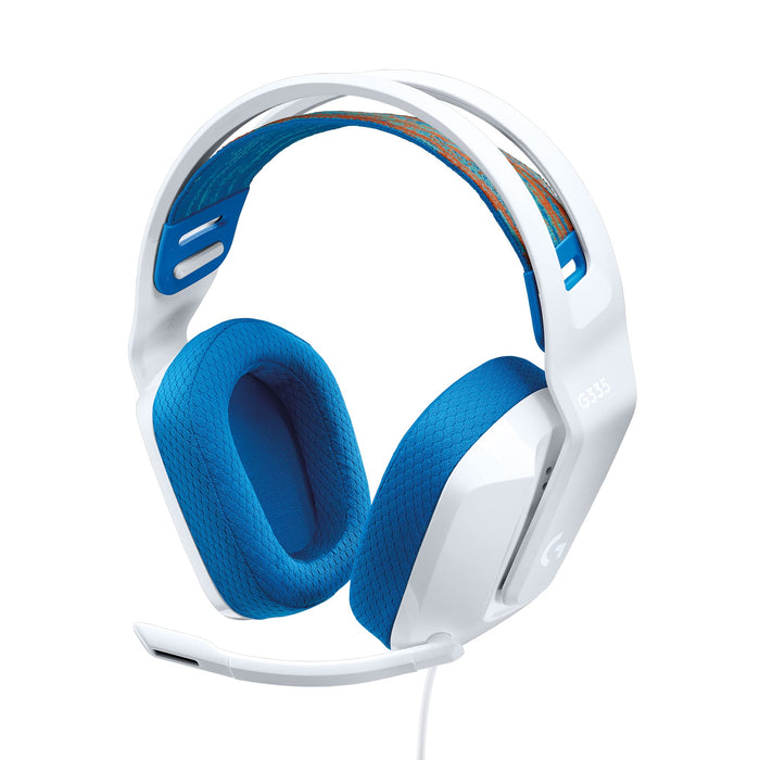 Logitech Headphone Wired Stereo Over-the-head No Corded Yes White 981-001018