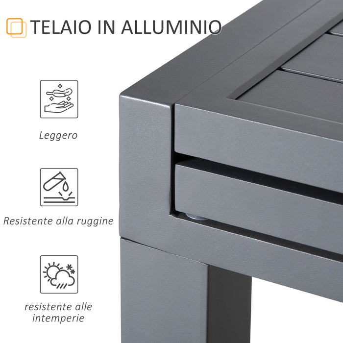 OutSunny Table 84B-782 Aluminium 900 x 2,700 x 750 mm