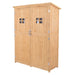 OutSunny Outdoor Storage Box Natural 1640 x 500 x 1275 mm