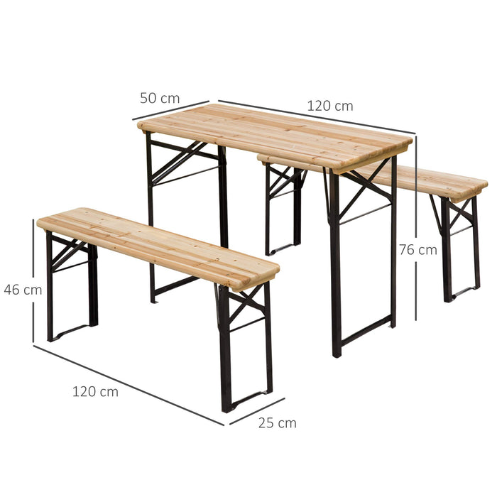 OutSunny Picnic Table 840-022 Steel