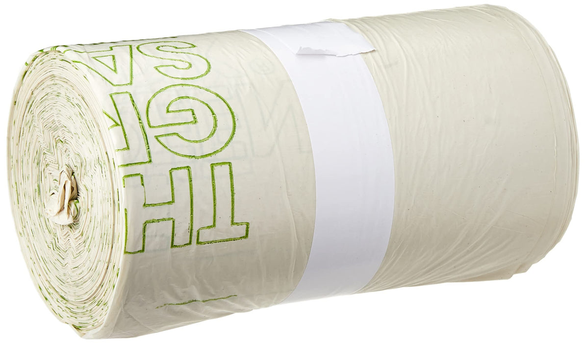 Green Sack Heavy Duty Bin Bags 15 L White PE (Polyethylene) 20 Microns Pack of 300