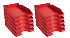 Exacompta Ecotray Letter Tray red Pack of 10