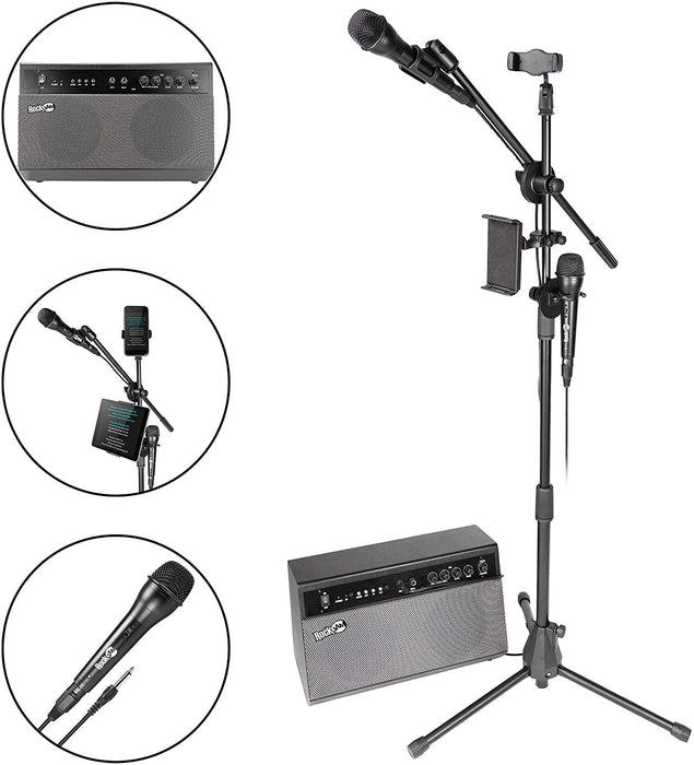 PDT RockJam Superkit Karaoke Machine Blk