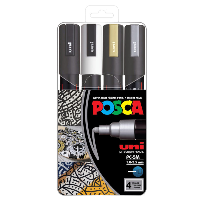 POSCA Paint Marker 153544852 Assorted Pack of 4