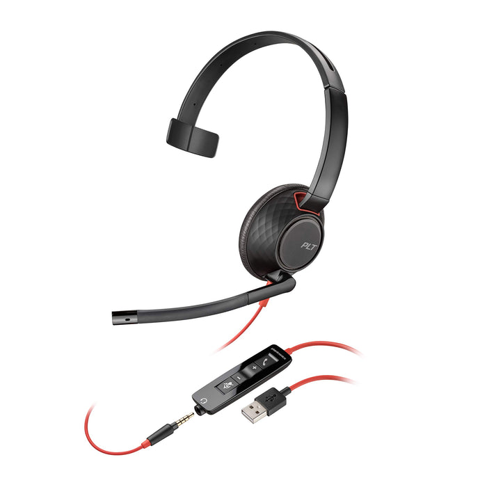 Poly Blackwire 5210 USB-A Wired Headset