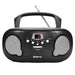 Groov-e Portable Cd Radio Boombox GVPS733/BE Black