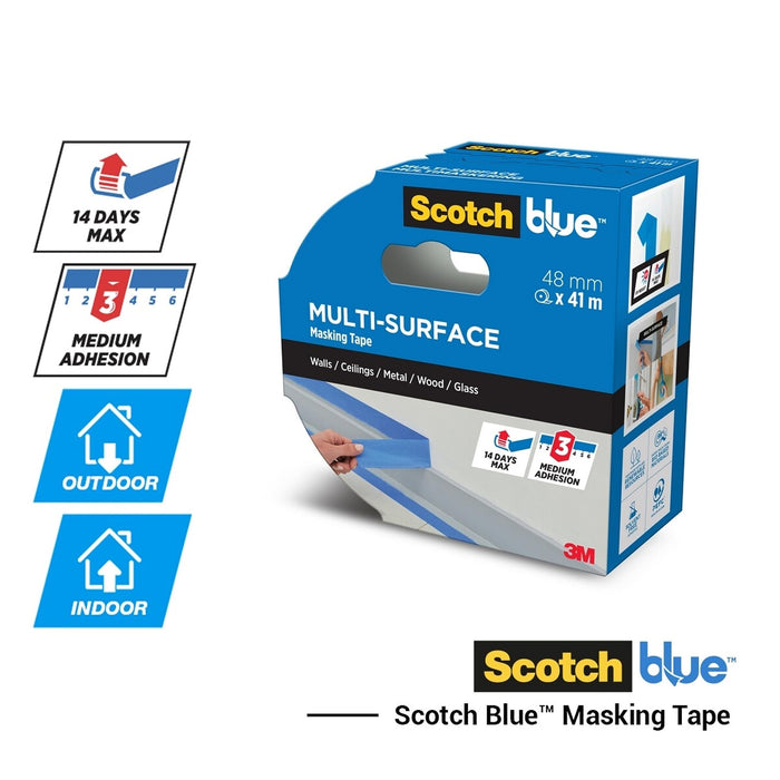 Scotch Tape Multisurface Premium Blue 24 mm (W) x 41 m (L) 7100159053