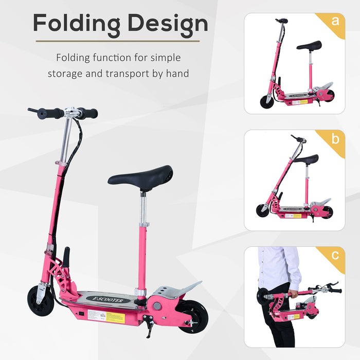 HOMCOM E-Scooter AA1-023PK Pink