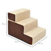 PawHut Pet Stairs Beige 400 mm x 540 mm x 390 mm