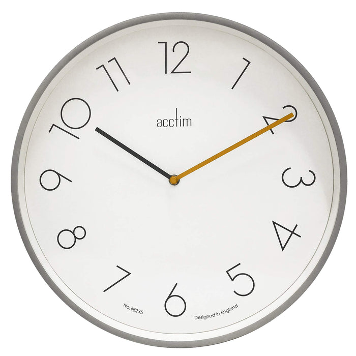 Acctim Analog Clock Grey 40 x 40 x 5.6 x 40 cm