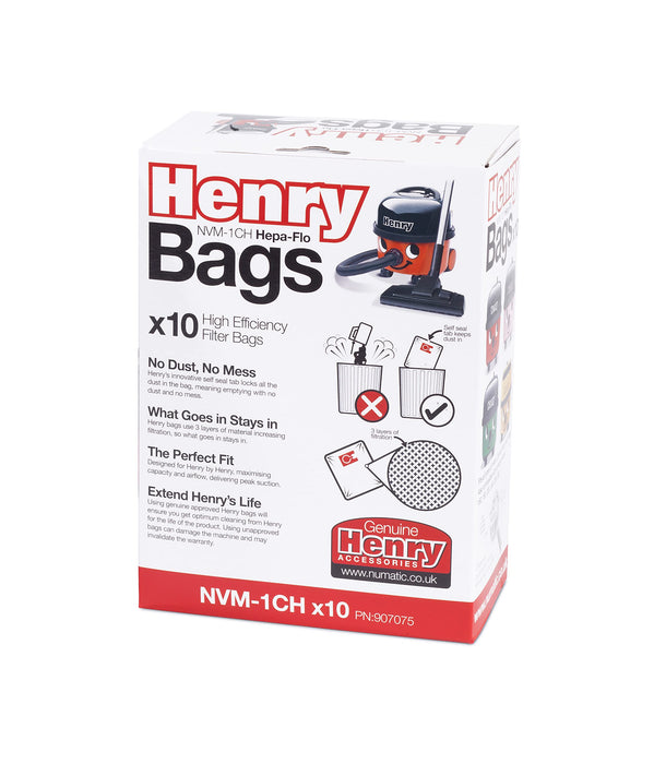 Numatic Dust Bags NVM-1CH Pack of 10