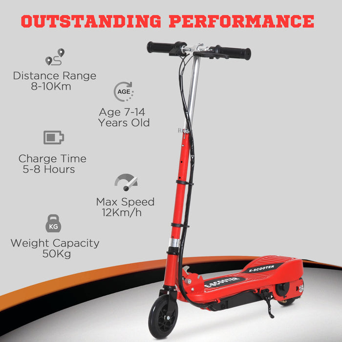 HOMCOM E-Scooter AA1-056V02RD Red