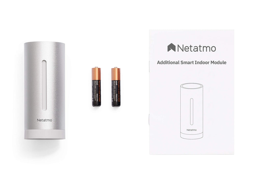 Netatmo Weather Station Indoor Module Silver 115 x 65 x 160 mm