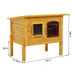 PawHut Cat House Earthy Yellow 515 mm x 700 mm x 600 mm