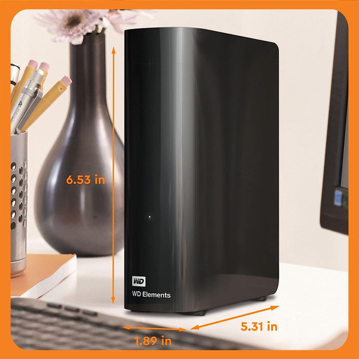 WD 6 TB Elements Black Externe Festplatte