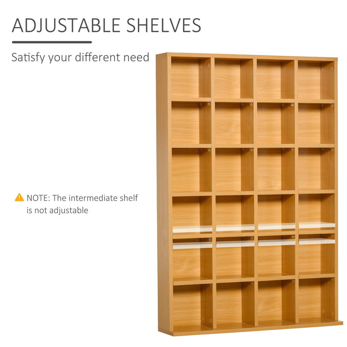 Homcom Shelving Unit for 420 CDS Beech