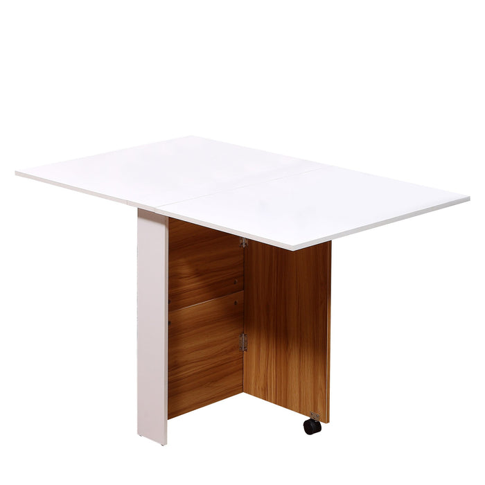 HOMCOM Foldable Table 833-412 White 1,200 x 800 x 730 mm