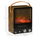 HOMCOM Electric Fireplace 820-348V70WN 17.5 (W) x 30.3 (D) x 37.4 (H) cm