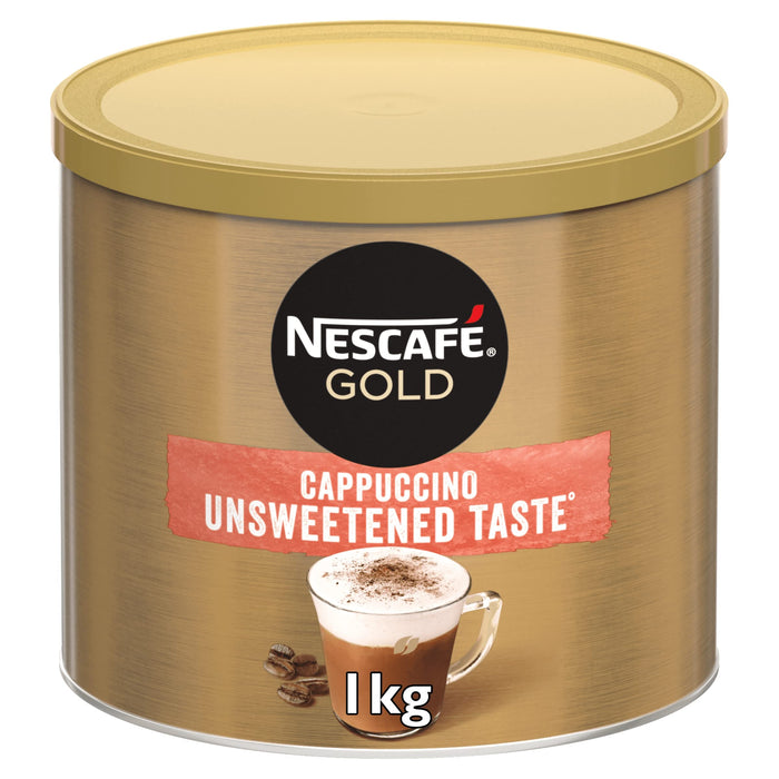 Nescafe Gold Caffeinated Instant Coffee Can Cappuccino 1 kg