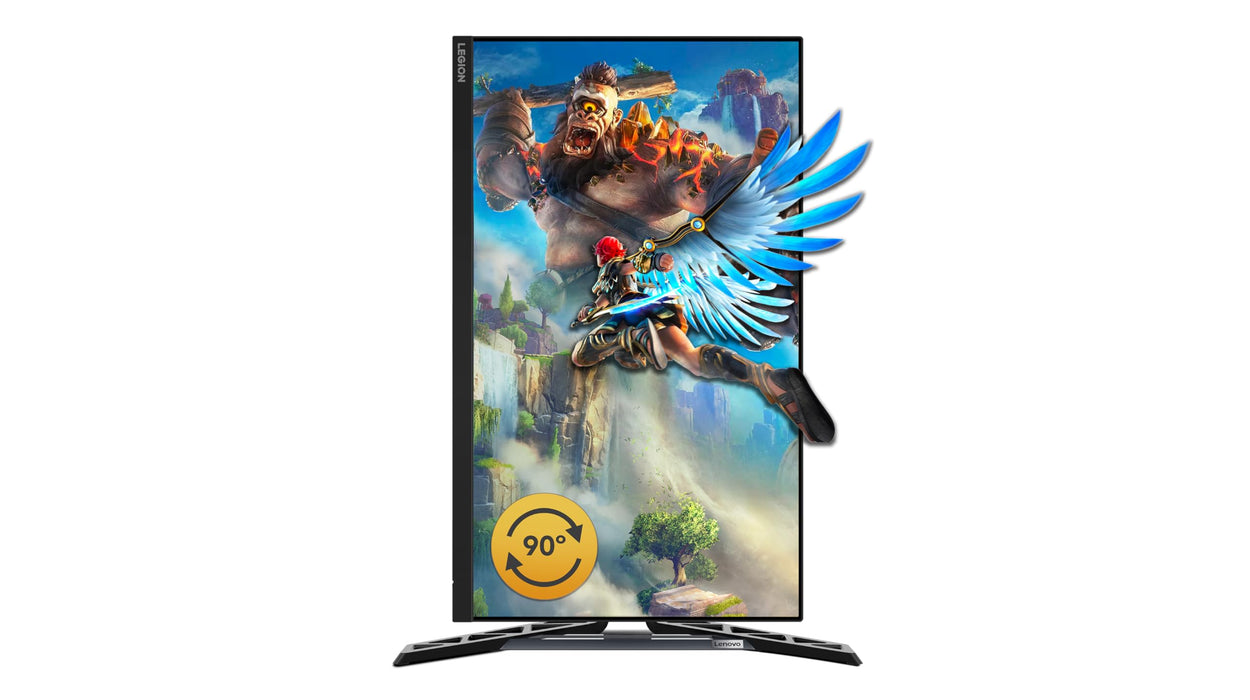 Lenovo Legion R27i-30 - LED monitor - gaming - 27" (27" viewable) - 1920 x 1080 Full HD (1080p) @ 165 Hz - IPS - 350 cd/m² - 1000:1 - 0.5 ms - HDMI, DisplayPort - speakers - raven black