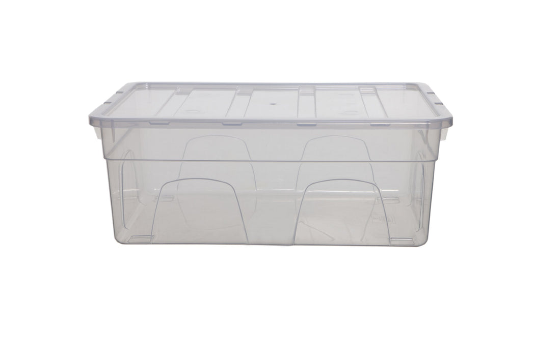 Whitefurze Spacemaster Storage Box + Lid 15 L Transparent 40 x 32 x 17 cm