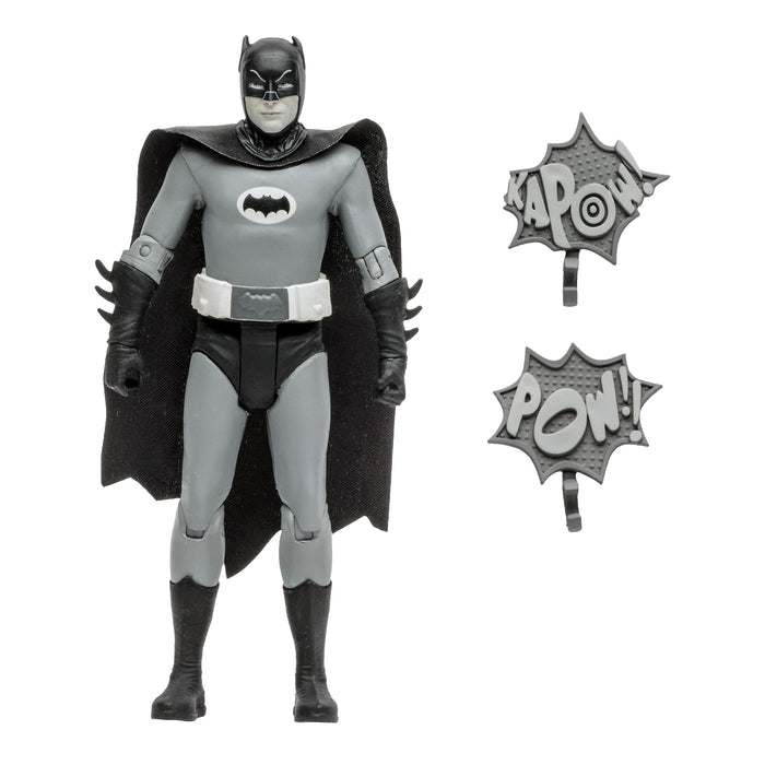 McFarlane DC Retro: Batman' '66 Classic TV Series - Batman (Black & White TV Variant) 6in Action Figure