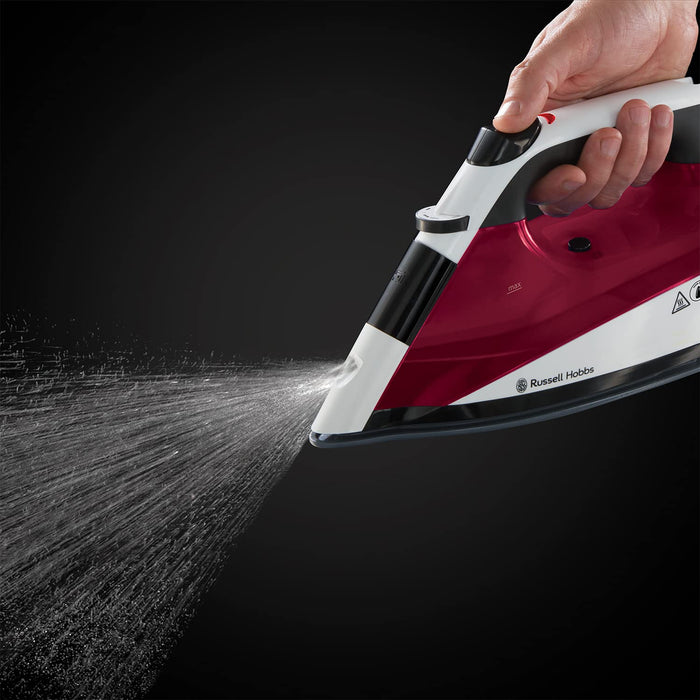 Russell Hobbs Steam Iron Self-Cleaning Auto Pro 2400W Pink