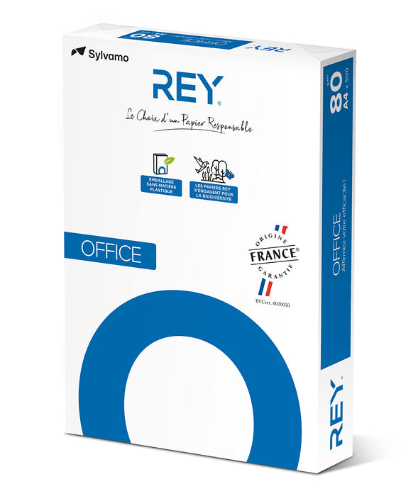 Rey Office A4 Printer Paper White 80 gsm Smooth 500 Sheets