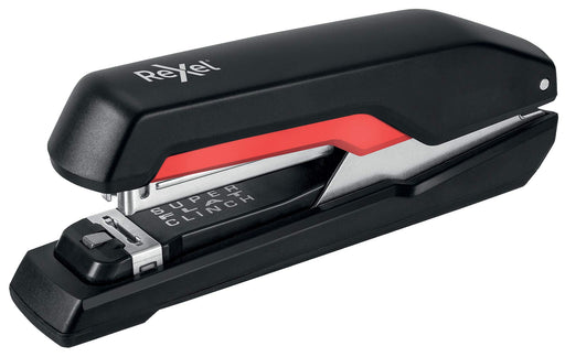 Rexel Supreme Flat Clinch Stapler S17 2115674 Full Strip Black, Red 30 Sheets No.56, No.16 Metal, Plastic