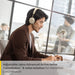 Jabra Evolve2 75 - Headset - on-ear - Bluetooth - wireless - active noise cancelling - USB-A - noise isolating - beige - Optimised for UC