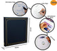 ARPAN Photo Album AL-9176-X3 24 Sheets Blue Pack of 3