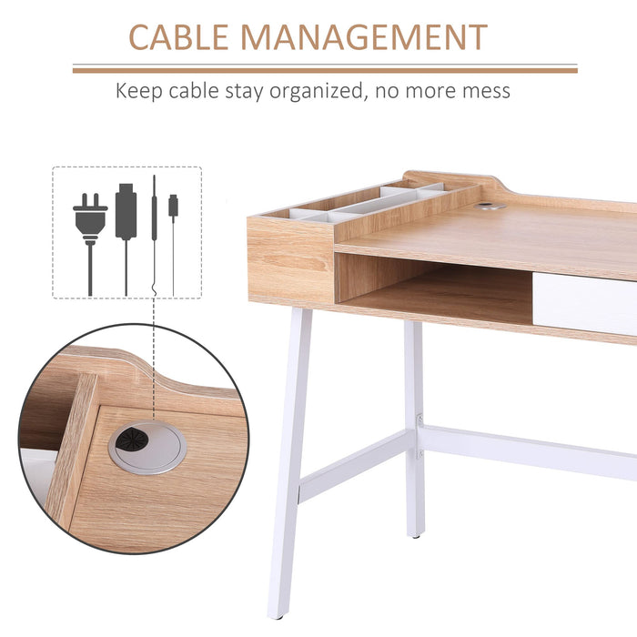 HOMCOM Desk Brown 550 x 815 mm