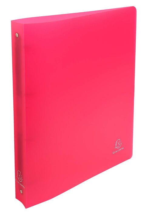 Exacompta Ring Binder Chroma 51265E Polypropylene A4 30 mm 4 ring Red Pack of 10