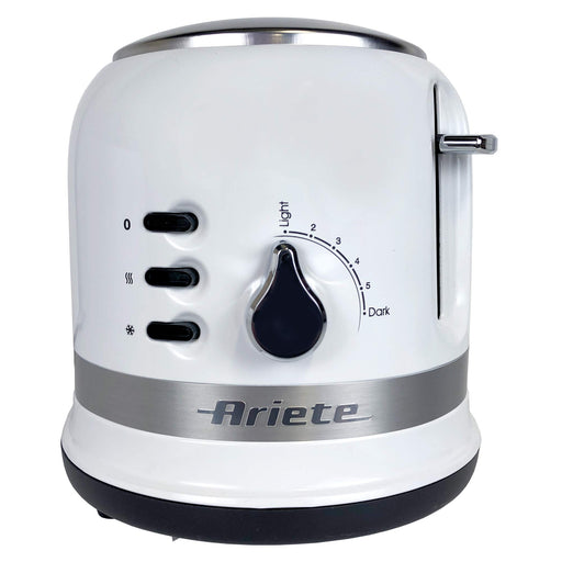 Ariete Moderna AR1493 2 slice toaster 6 Browning settings Metal White