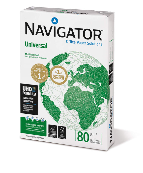 Navigator A3 Printer Paper White 80 gsm Smooth 500 Sheets