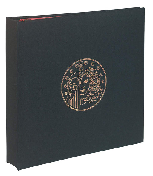 Coin Binder 24.5x25cm Black 5 pages x 43 compartments