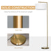 HOMCOM Floor Lamp B31-254V70 Gold, White