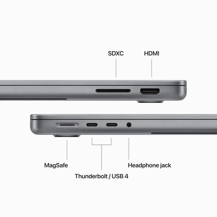 MacBook Pro 14inch - M3 8 core CPU and 10¿core GPU - 8GB RAM - 512GB SSD - Space Grey - Z1C8