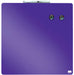 Nobo Mini Wall Mountable Magnetic Whiteboard Tile 1903897 Lacquered Steel Frameless 360 mm x 360 mm Purple